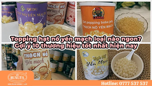 topping hạt nổ yến mạch