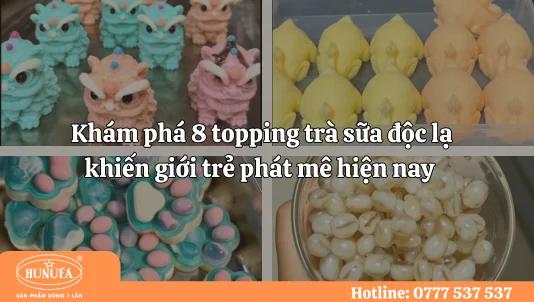 topping trà sữa độc lạ