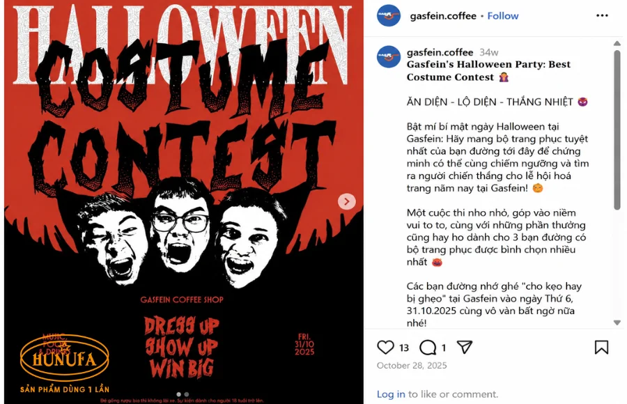 6+ Ý tưởng content Halloween cho quán cafe độc đáo và thu hút khách hàng