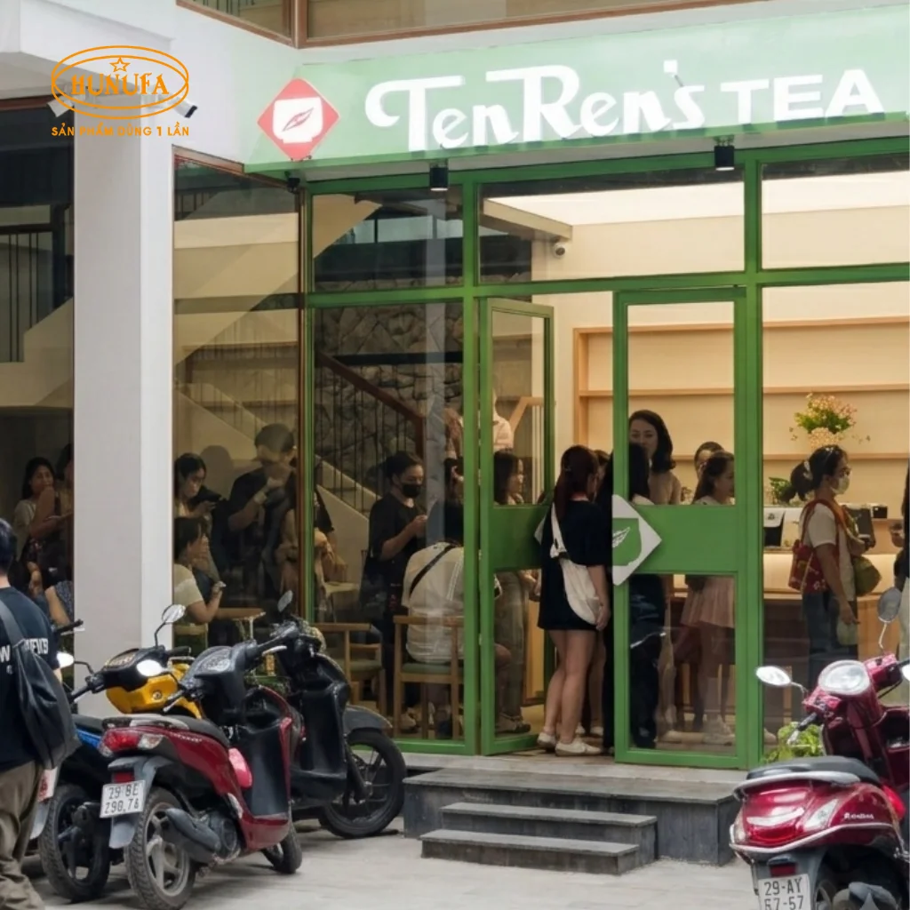menu trà sữa ten ren