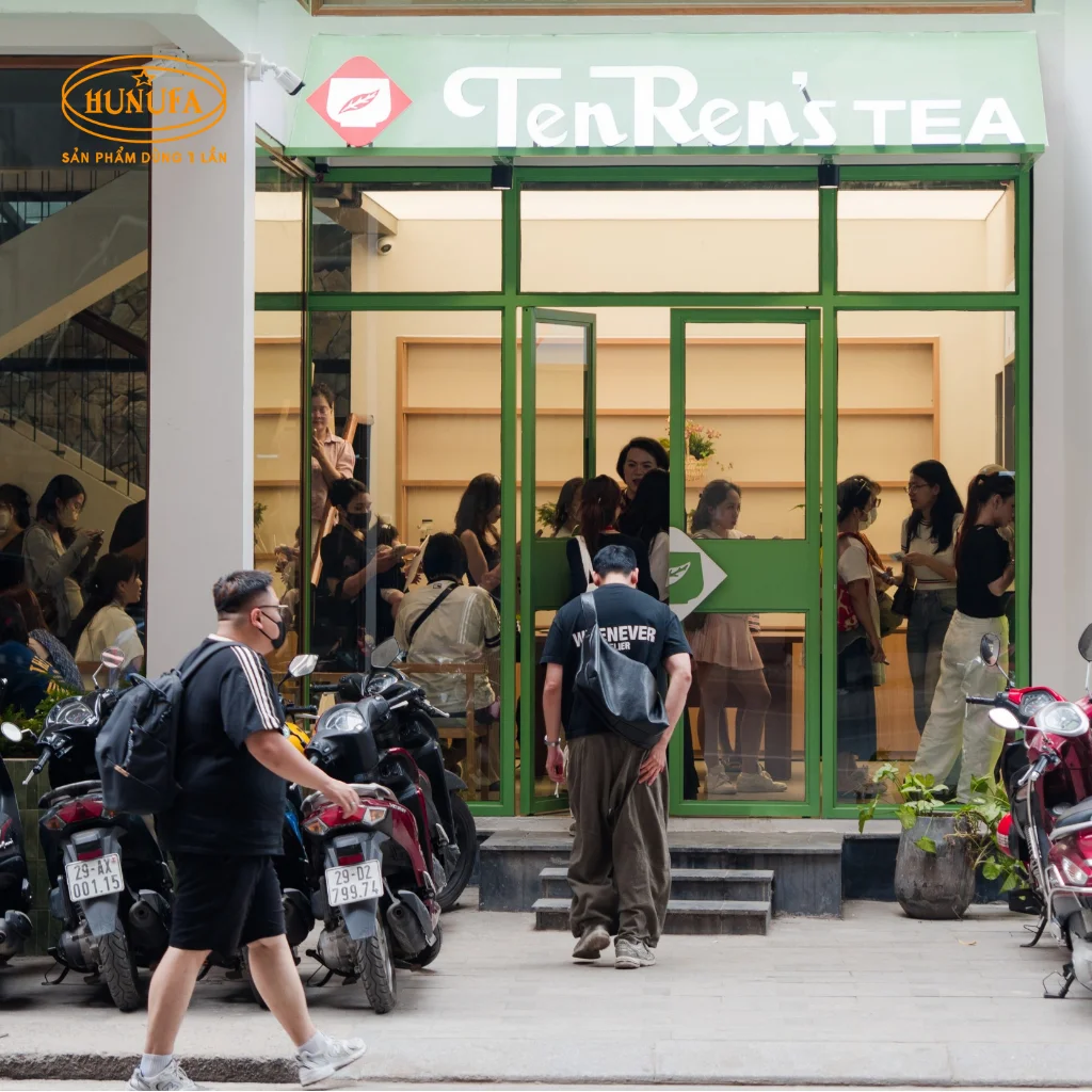 menu trà sữa ten ren
