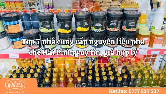 nguyên liệu pha chế Hải Phòng