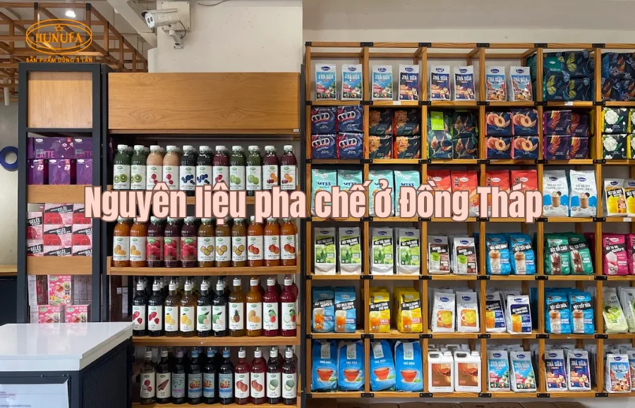 nguyên liệu pha chế ở Đồng Tháp
