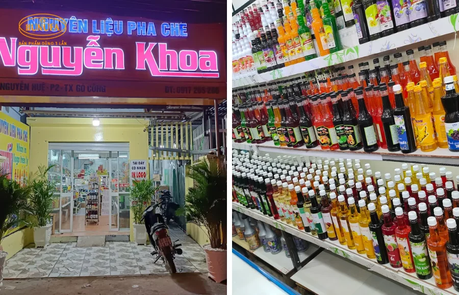 nguyên liệu pha chế ở Đồng Tháp