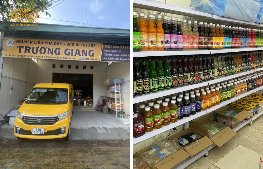 nguyên liệu trà sữa ở Bình Dương