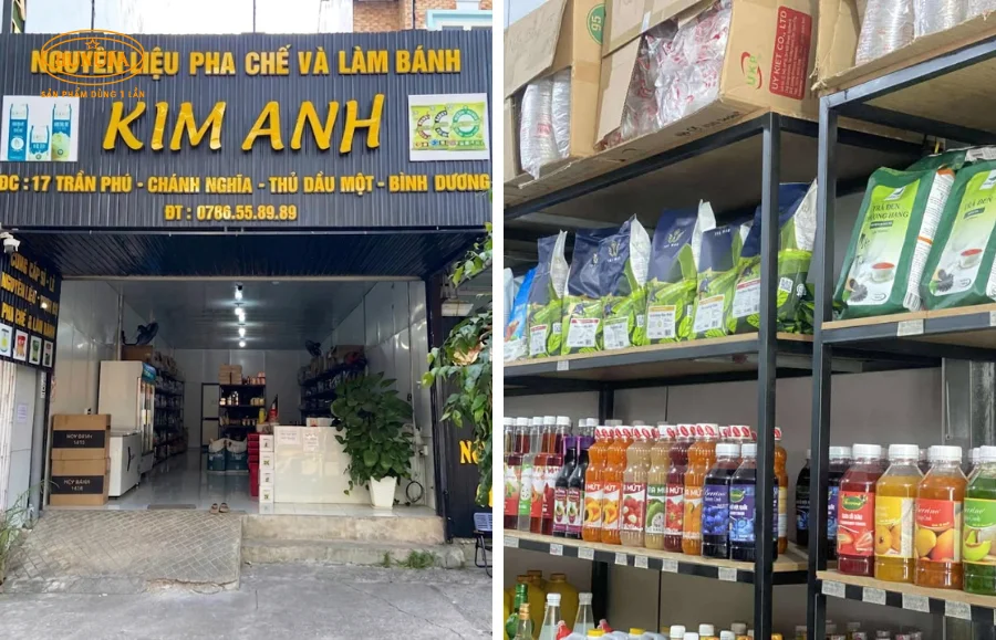 nguyên liệu trà sữa ở Bình Dương
