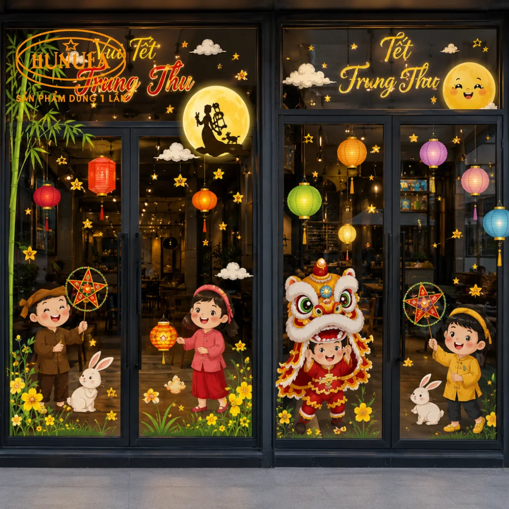 8+ Địa điểm mua decal trang trí Trung Thu đẹp, giá tốt tại TP.HCM