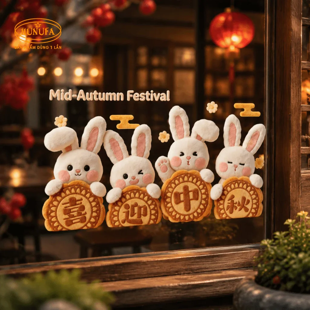 Nơi mua, in ấn decal trang trí trung thu đẹp ở Hà Nội giá tốt