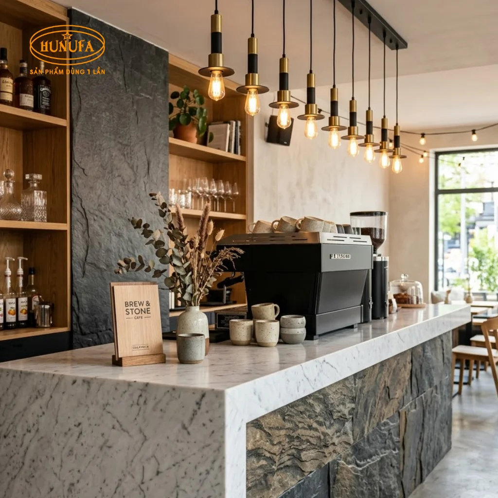 Mẫu trang trí quầy bar cafe, đẹp