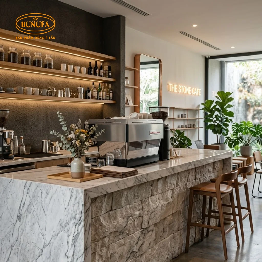 Mẫu trang trí quầy bar cafe, đẹp