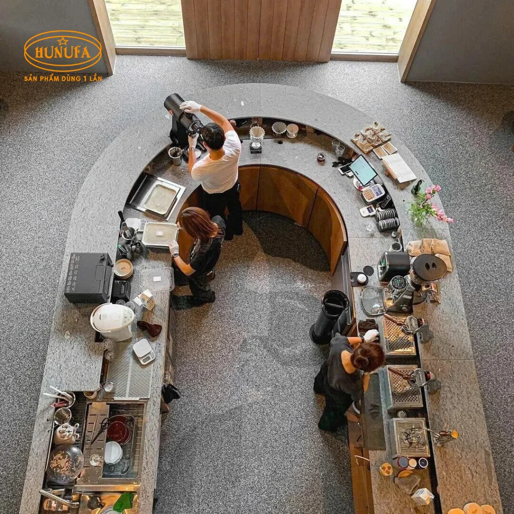 Mẫu trang trí quầy bar cafe đẹp