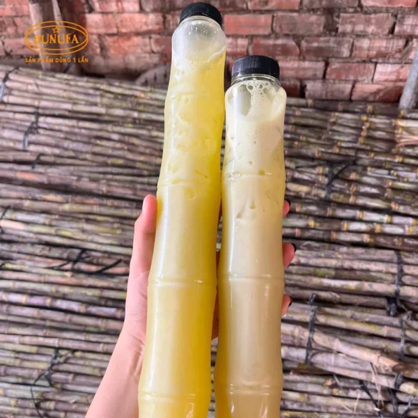 Chai nhựa ống tre