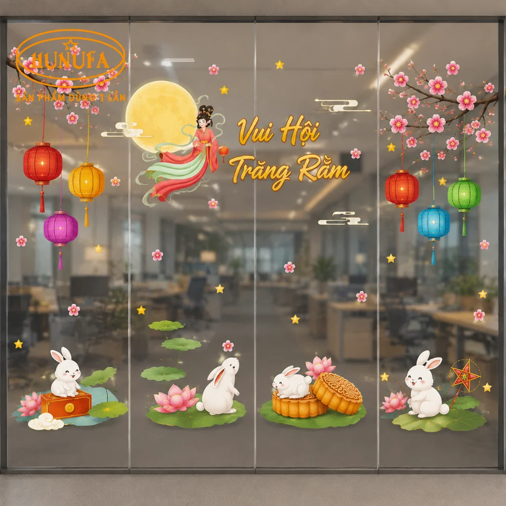 6+ Địa điểm mua decal trang trí Trung Thu ở Hải Phòng đẹp, giá tốt