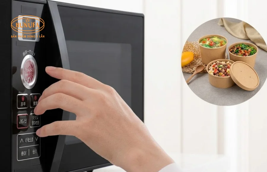 Hộp giấy, tô giấy bỏ lò vi sóng được không? Lưu ý cần biết?