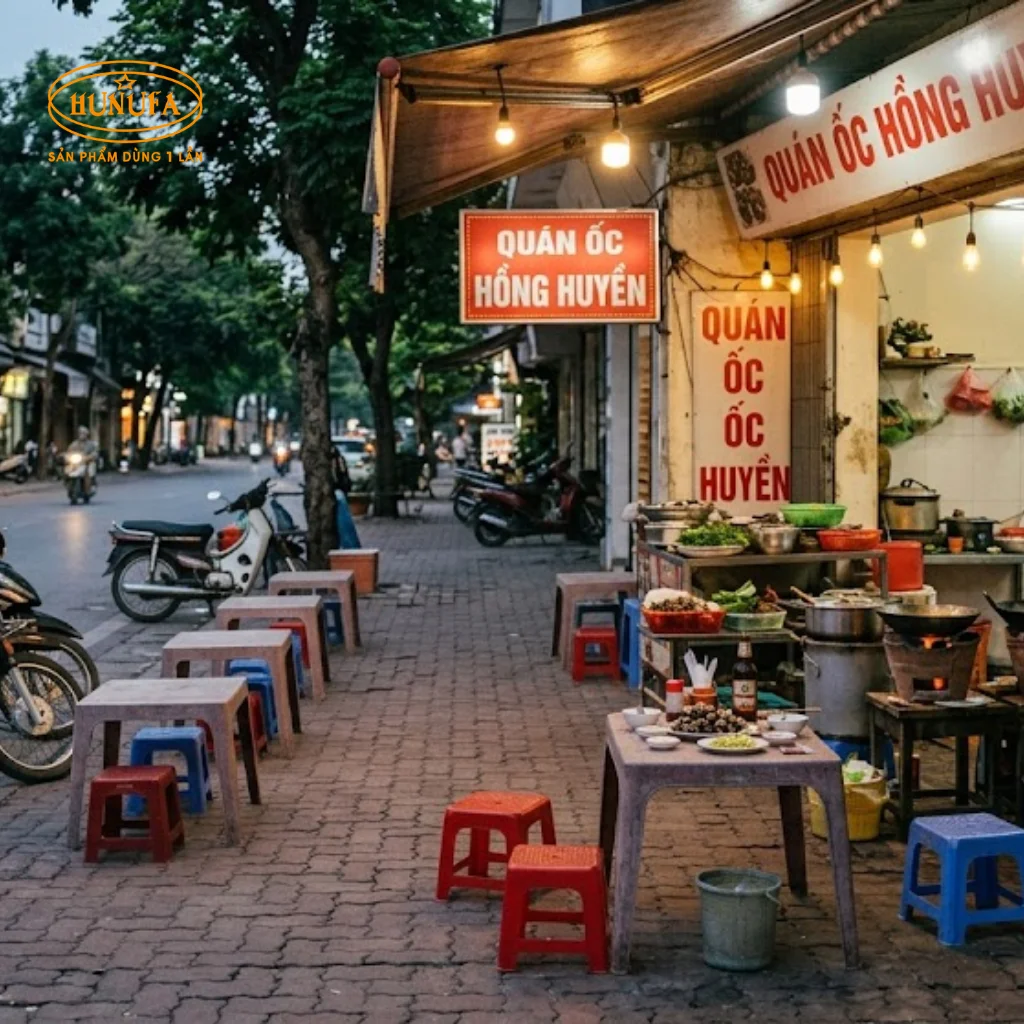 Kinh nghiệm mở quán ốc vỉa hè từ A-Z cho người mới bắt đầu