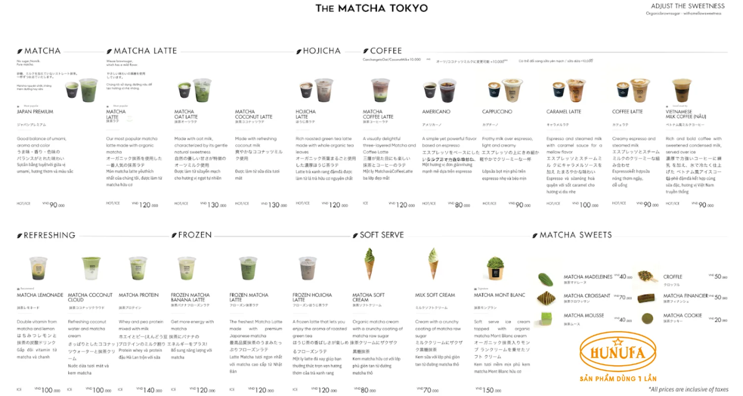 Review menu The Matcha Tokyo: Thương hiệu trà Nhật Bản đắt đỏ liệu có ngon như lời đồn?
