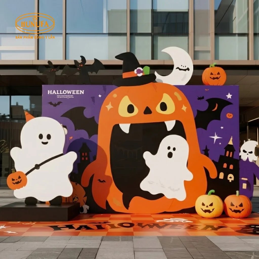 15+ Mẫu trang trí backdrop, background Halloween đẹp, độc đáo cho mùa lễ hội