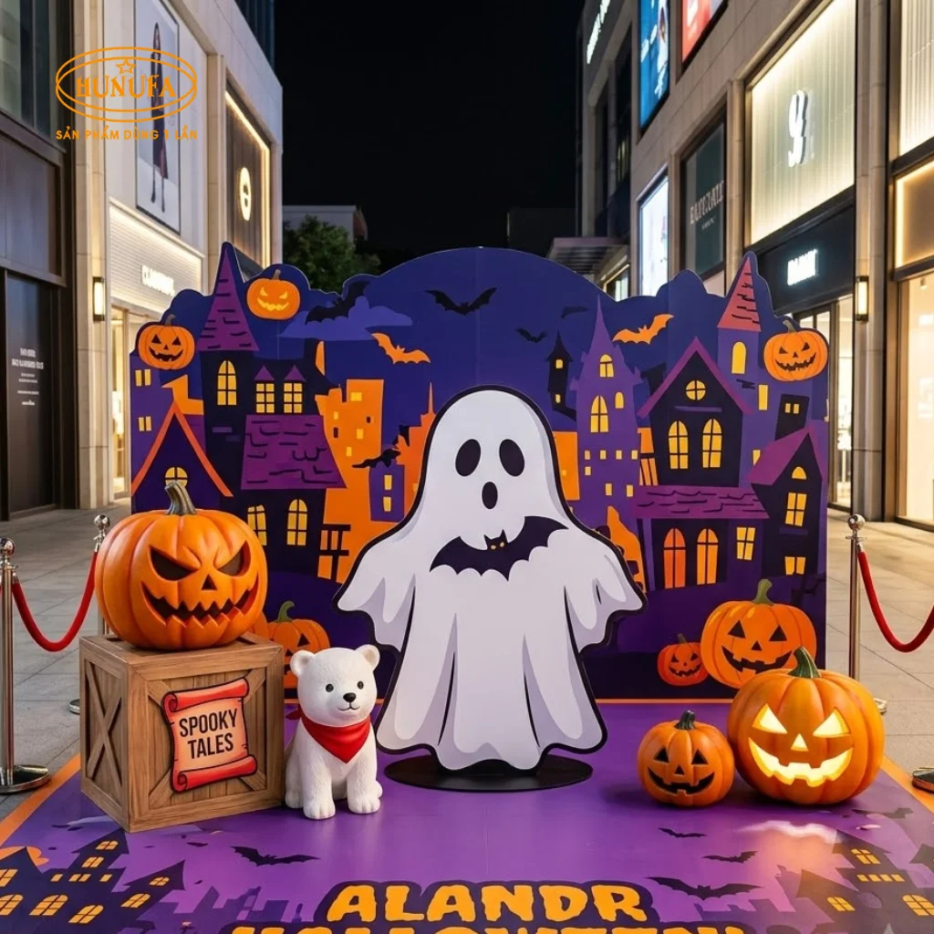 15+ Mẫu trang trí backdrop, background Halloween đẹp, độc đáo cho mùa lễ hội