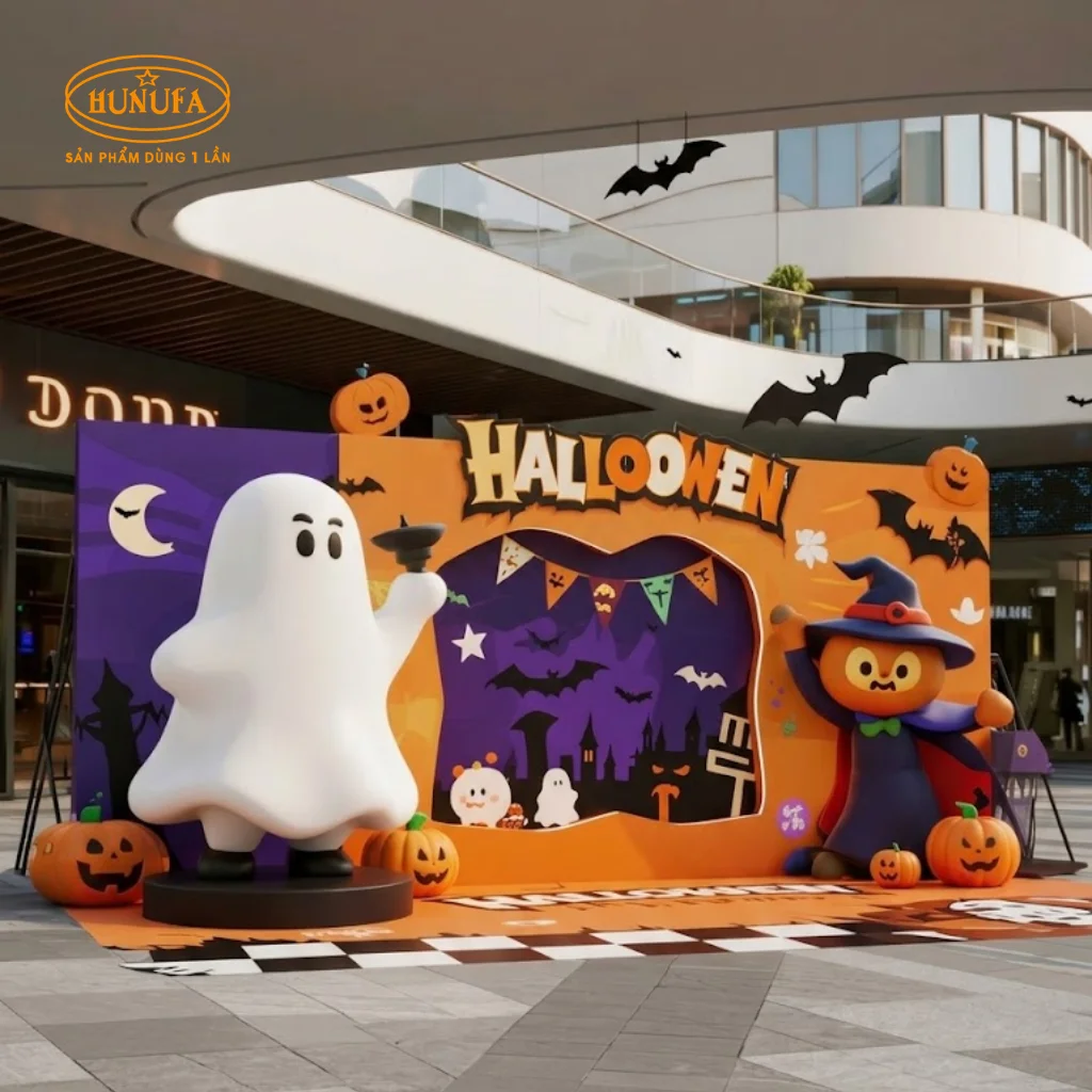 15+ Mẫu trang trí backdrop, background Halloween đẹp, độc đáo cho mùa lễ hội