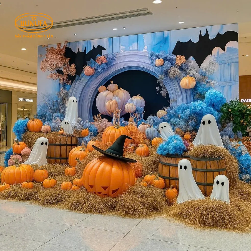 15+ Mẫu trang trí backdrop, background Halloween đẹp, độc đáo cho mùa lễ hội