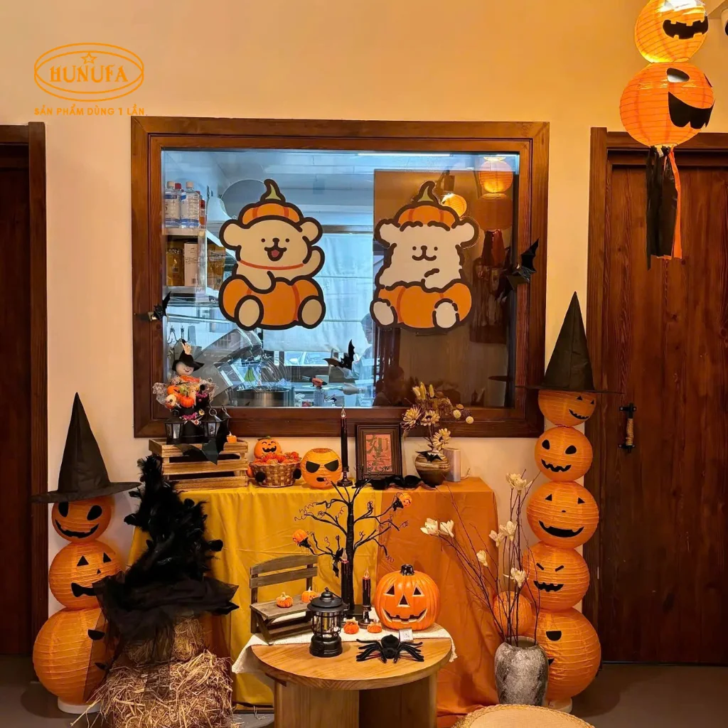 Ý tưởng trang trí Halloween cho nhà hàng, quán ăn đẹp