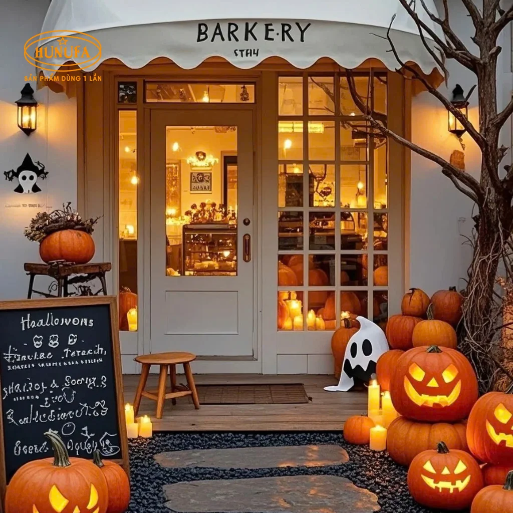 Ý tưởng trang trí Halloween cho nhà hàng, quán ăn đẹp