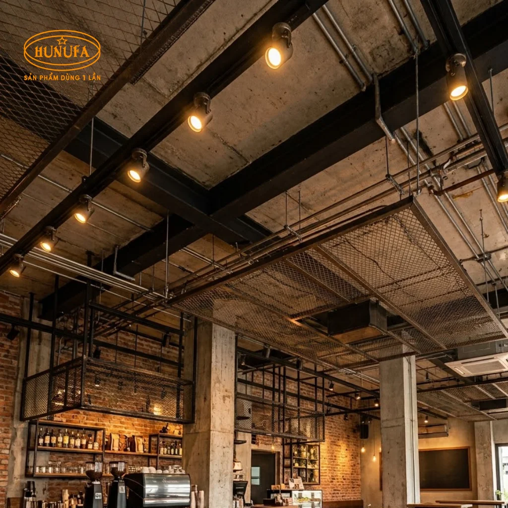 Mẫu trang trí trần quán cafe đẹp, độc đáo, thu hút khách