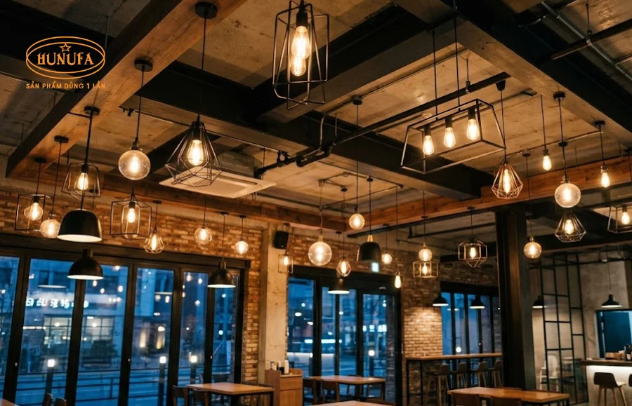 Mẫu trang trí trần quán cafe đẹp, độc đáo, thu hút khách