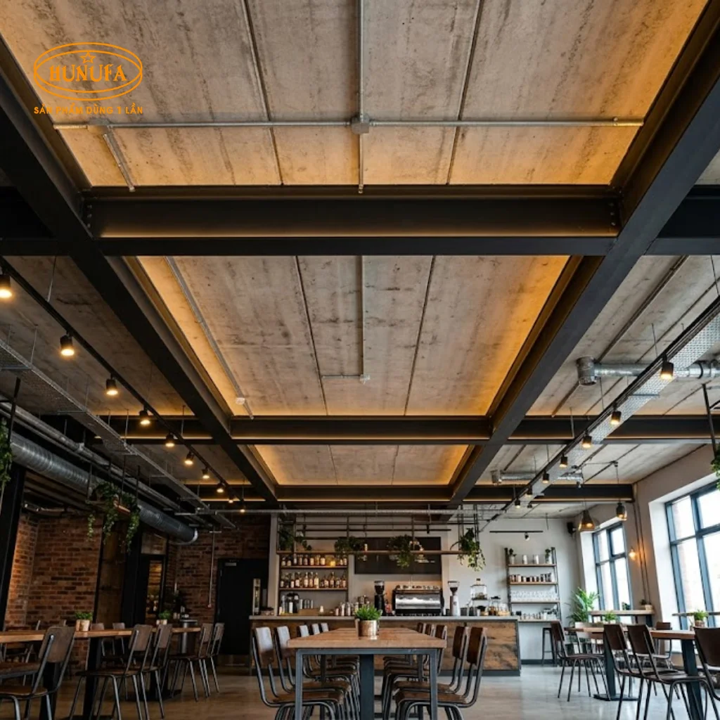 Mẫu trang trí trần quán cafe đẹp, độc đáo, thu hút khách