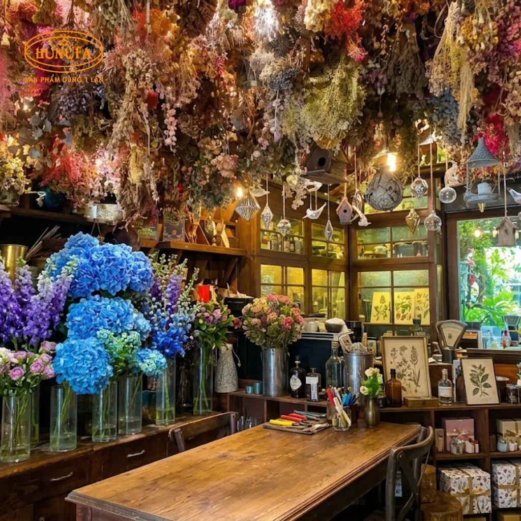 Mẫu trang trí trần quán cafe đẹp, độc đáo, thu hút khách