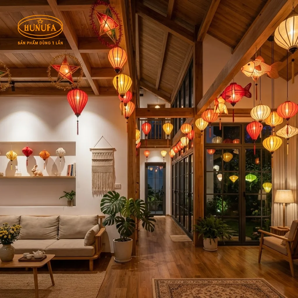 15+ Mẫu trang trí Trung Thu cho khách sạn, nhà nghỉ đẹp, sang trọng