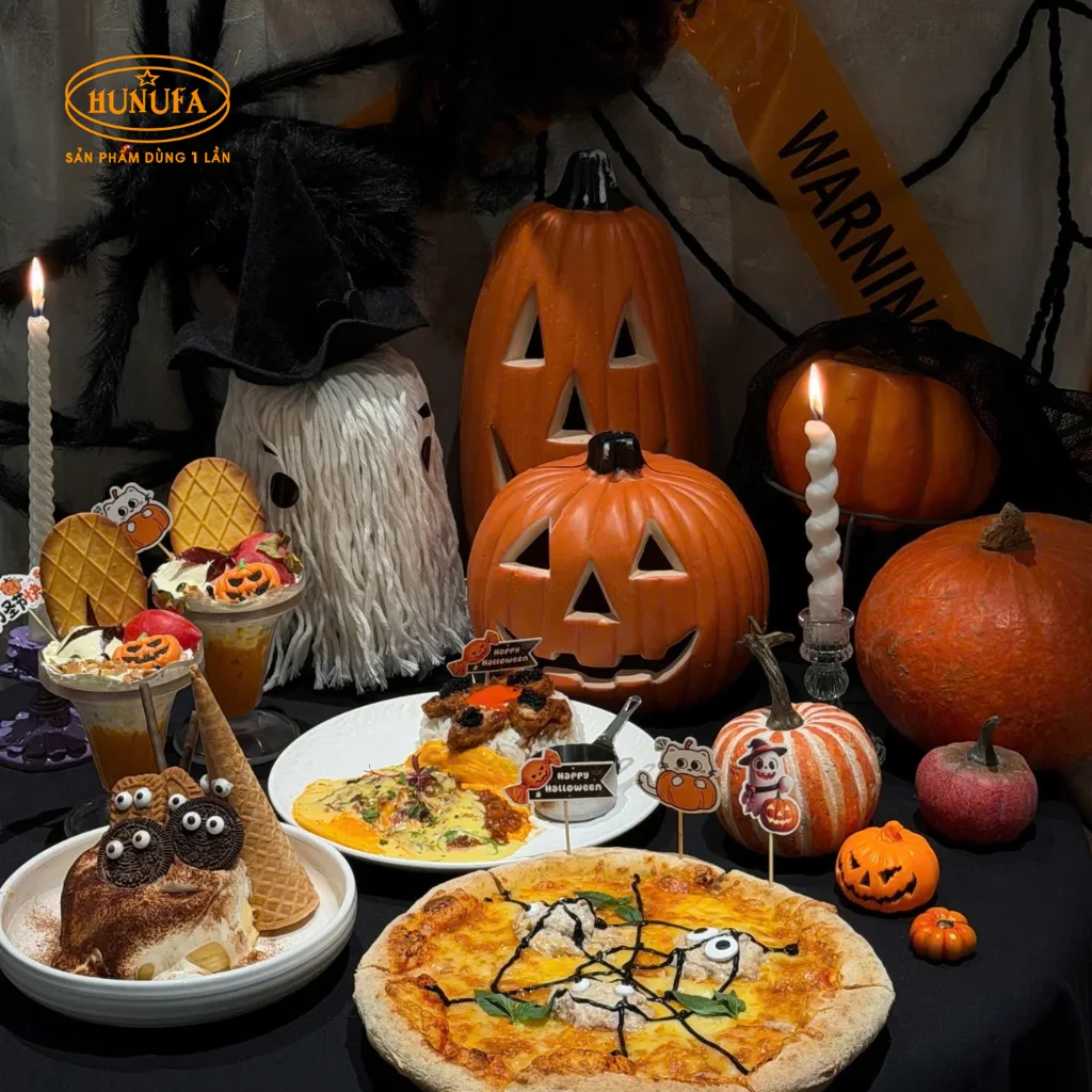 8+ Ý tưởng trang trí góc check-in Halloween cho quán cafe đẹp, độc đáo