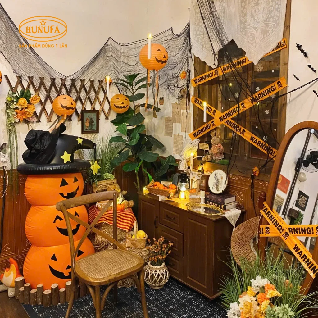 8+ Ý tưởng trang trí góc check-in Halloween cho quán cafe đẹp, độc đáo