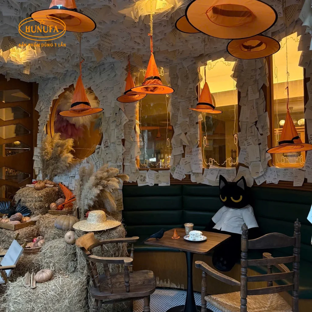 8+ Ý tưởng trang trí góc check-in Halloween cho quán cafe đẹp, độc đáo