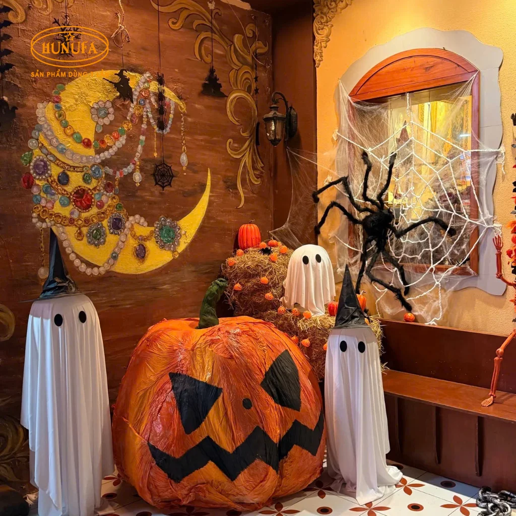 8+ Ý tưởng trang trí góc check-in Halloween cho quán cafe đẹp, độc đáo