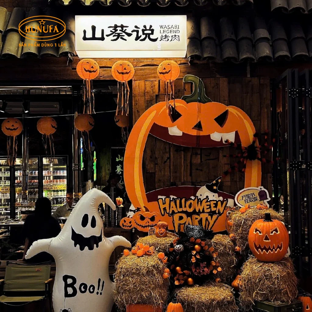 8+ Ý tưởng trang trí góc check-in Halloween cho quán cafe đẹp, độc đáo