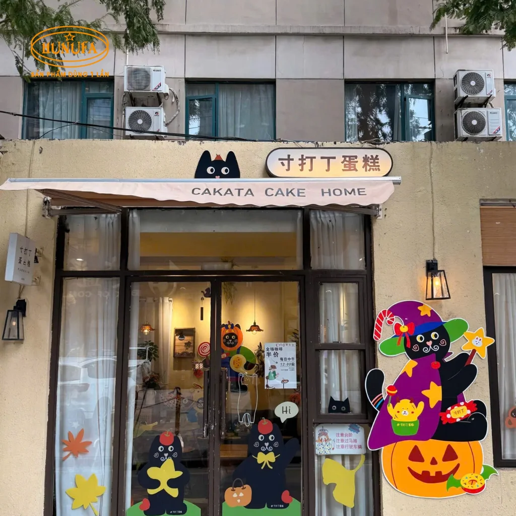 8+ Ý tưởng trang trí góc check-in Halloween cho quán cafe đẹp, độc đáo