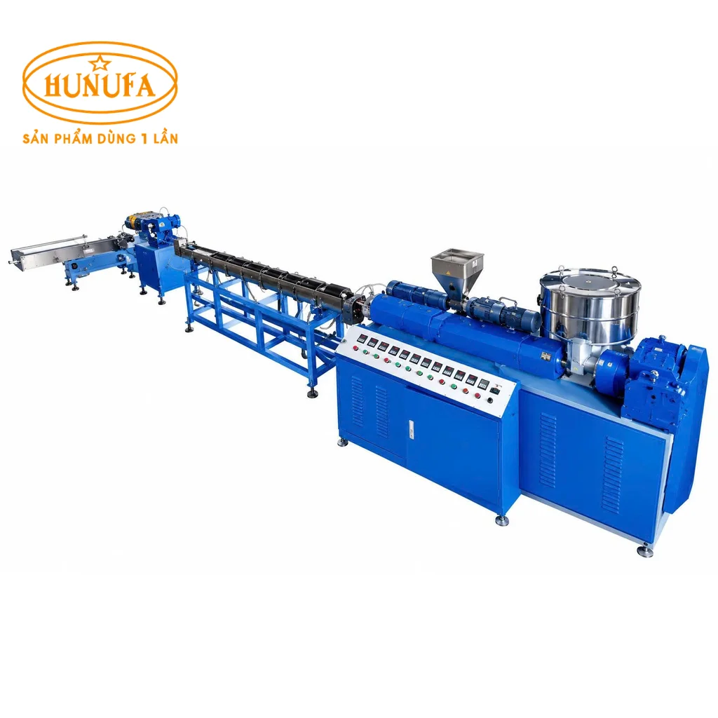 5+ dòng máy sản xuất ống hút nhựa giá tốt, năng suất cao