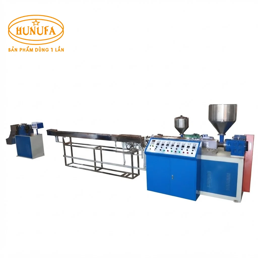5+ dòng máy sản xuất ống hút nhựa giá tốt, năng suất cao