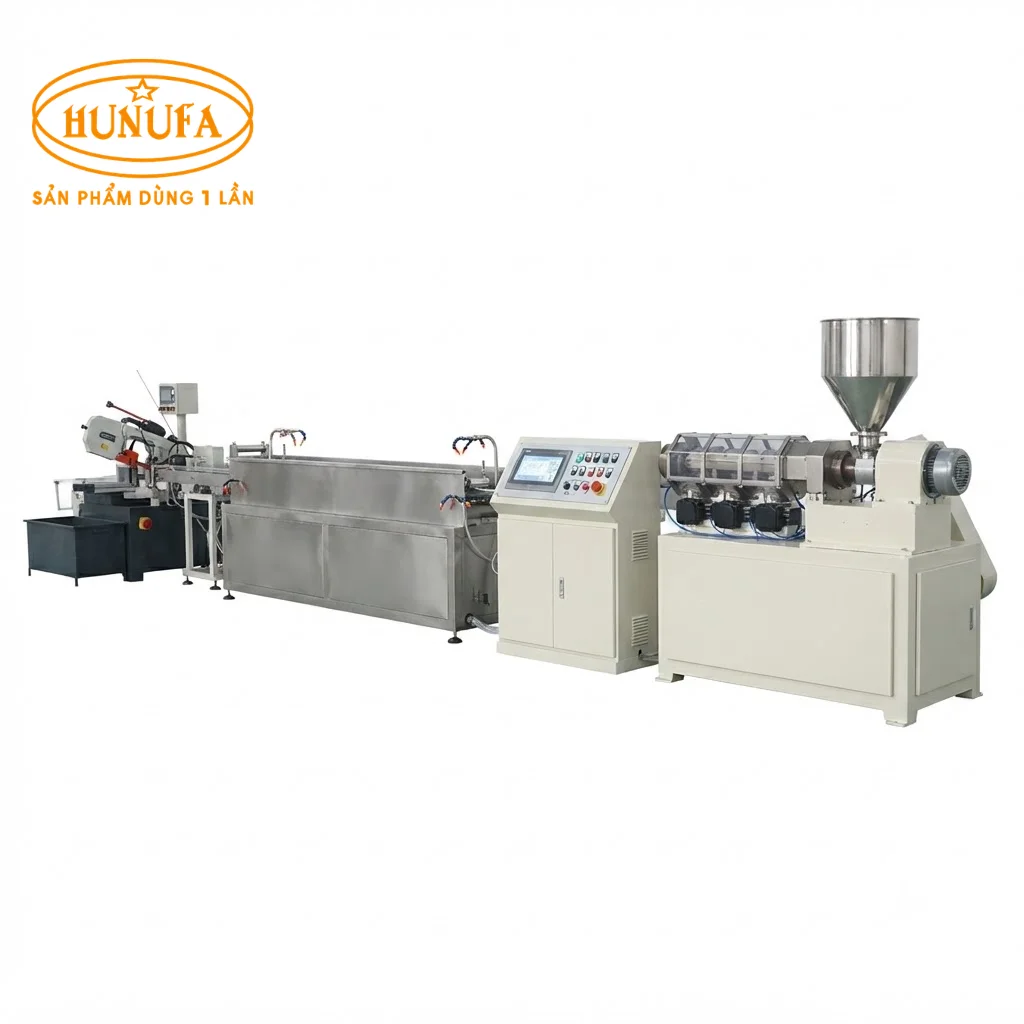 5+ dòng máy sản xuất ống hút nhựa giá tốt, năng suất cao