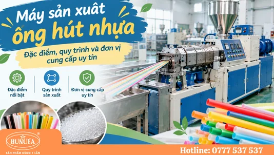 Máy sản xuất ống hút nhựa: Đặc điểm, quy trình và đơn vị cung cấp uy tín