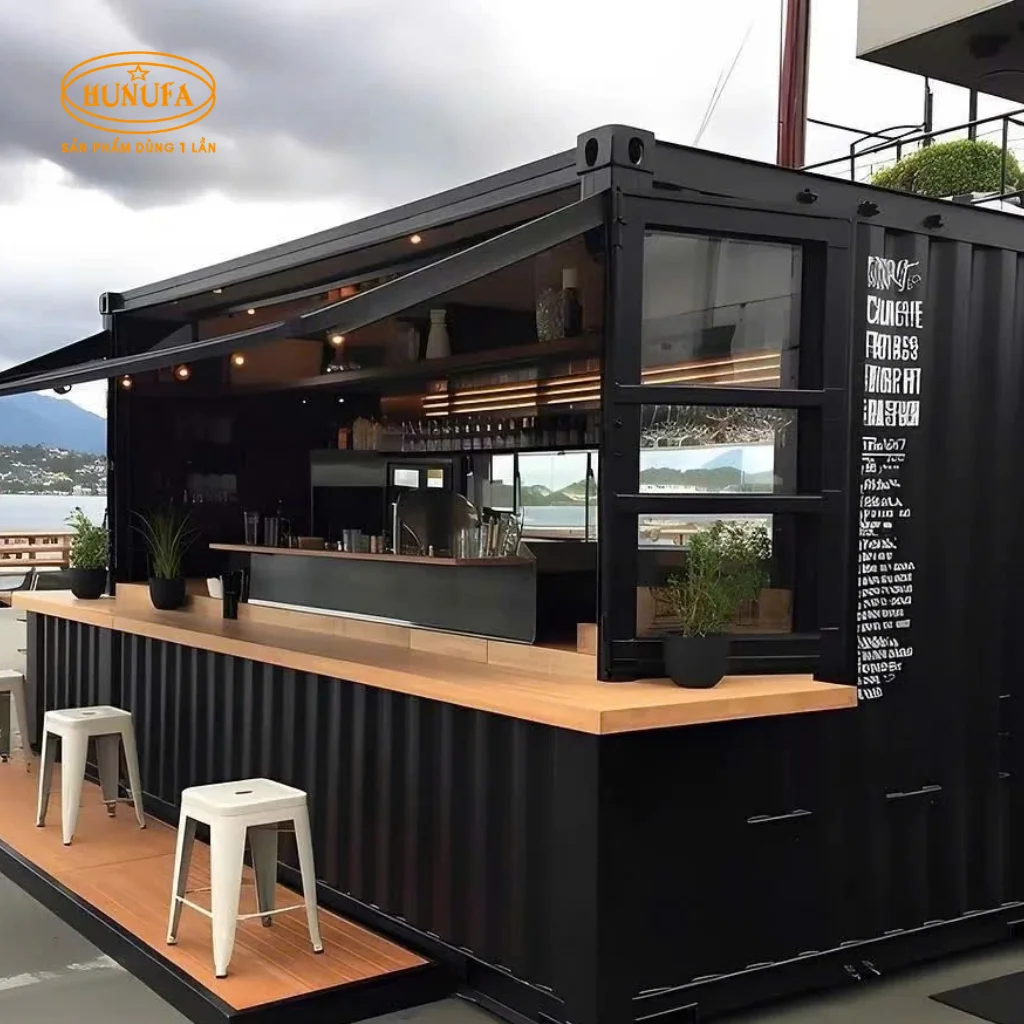 20+ Mẫu thiết kế quán cafe container đẹp, tiện nghi, sáng tạo