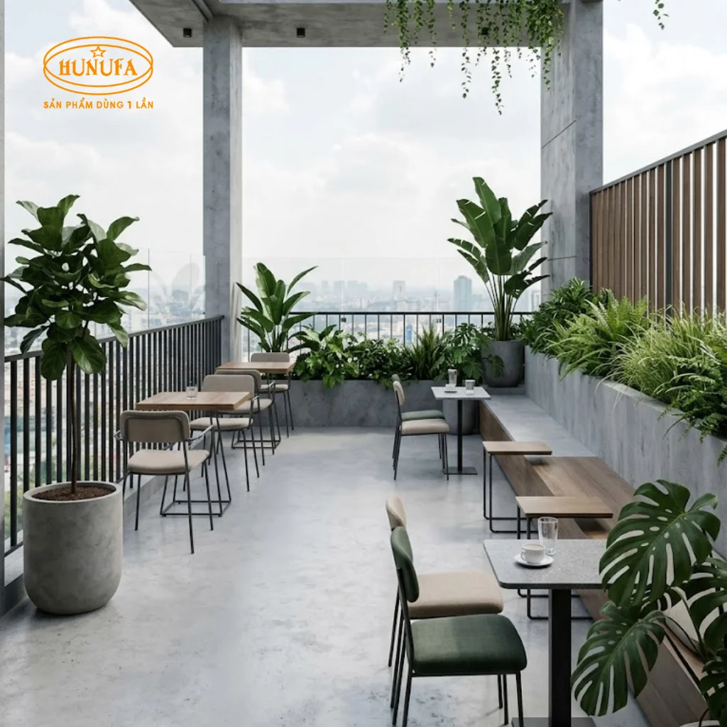 20+ Ý tưởng trang trí quán cafe sân thượng đẹp, thu hút giới trẻ check-in