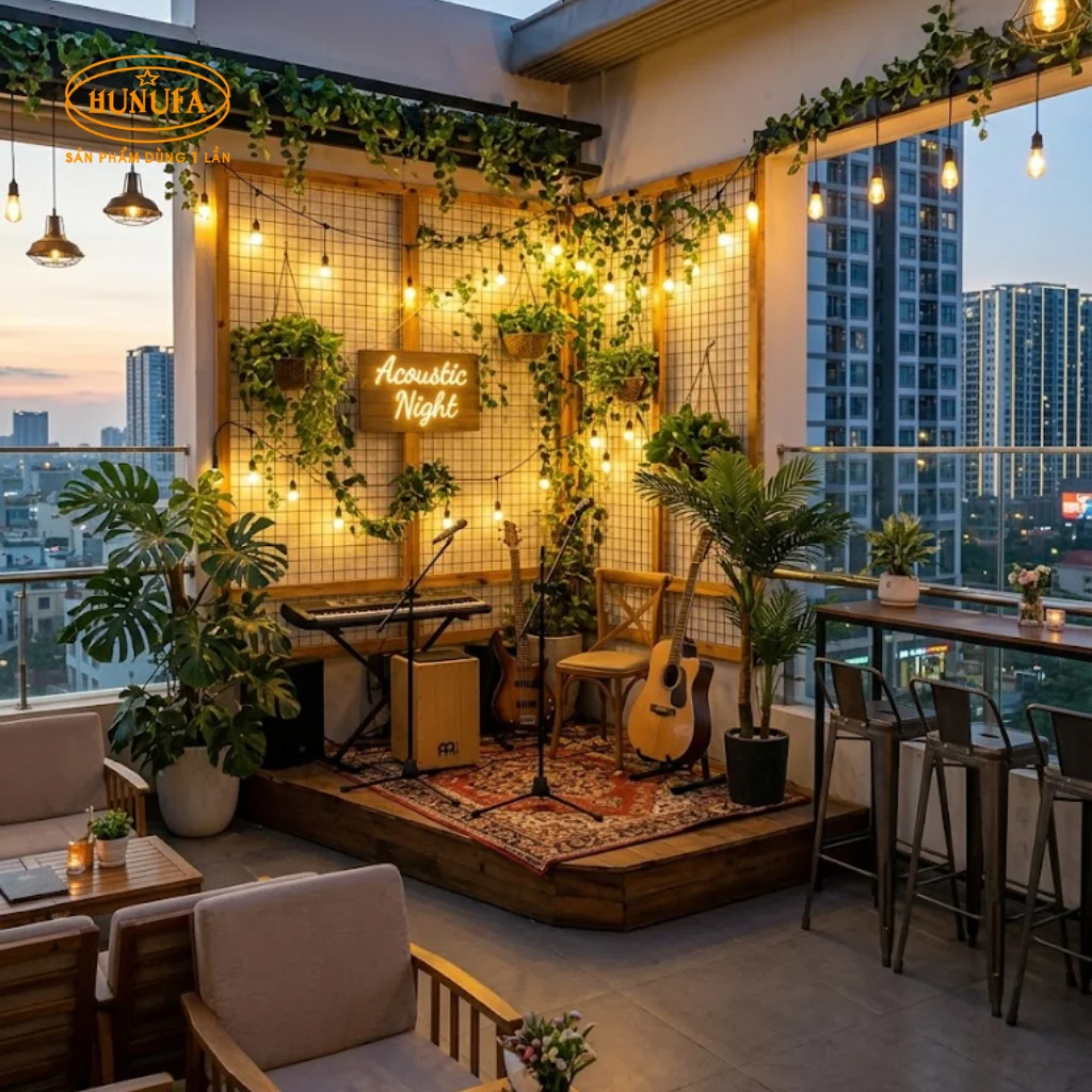 20+ Ý tưởng trang trí quán cafe sân thượng đẹp, thu hút giới trẻ check-in