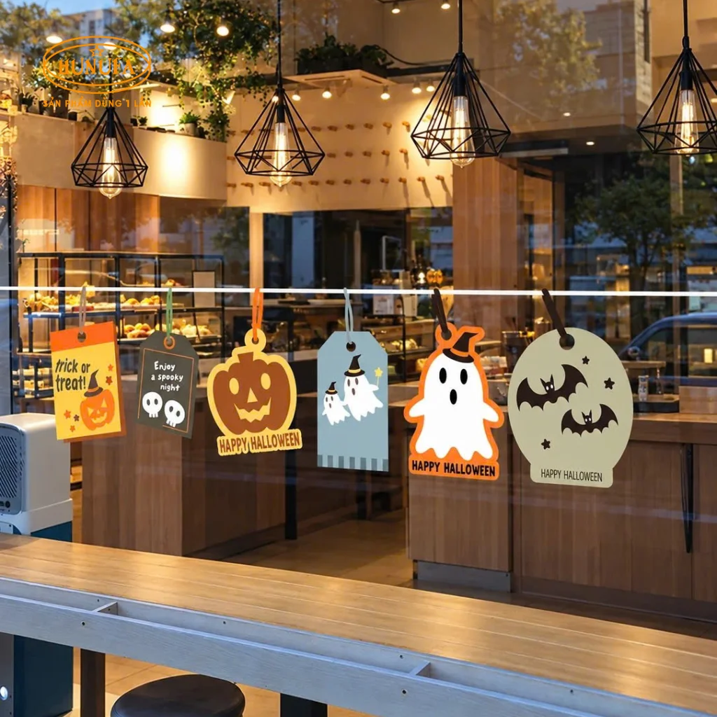 25+ Mẫu decal dán kính Halloween đẹp, hot trend 2026