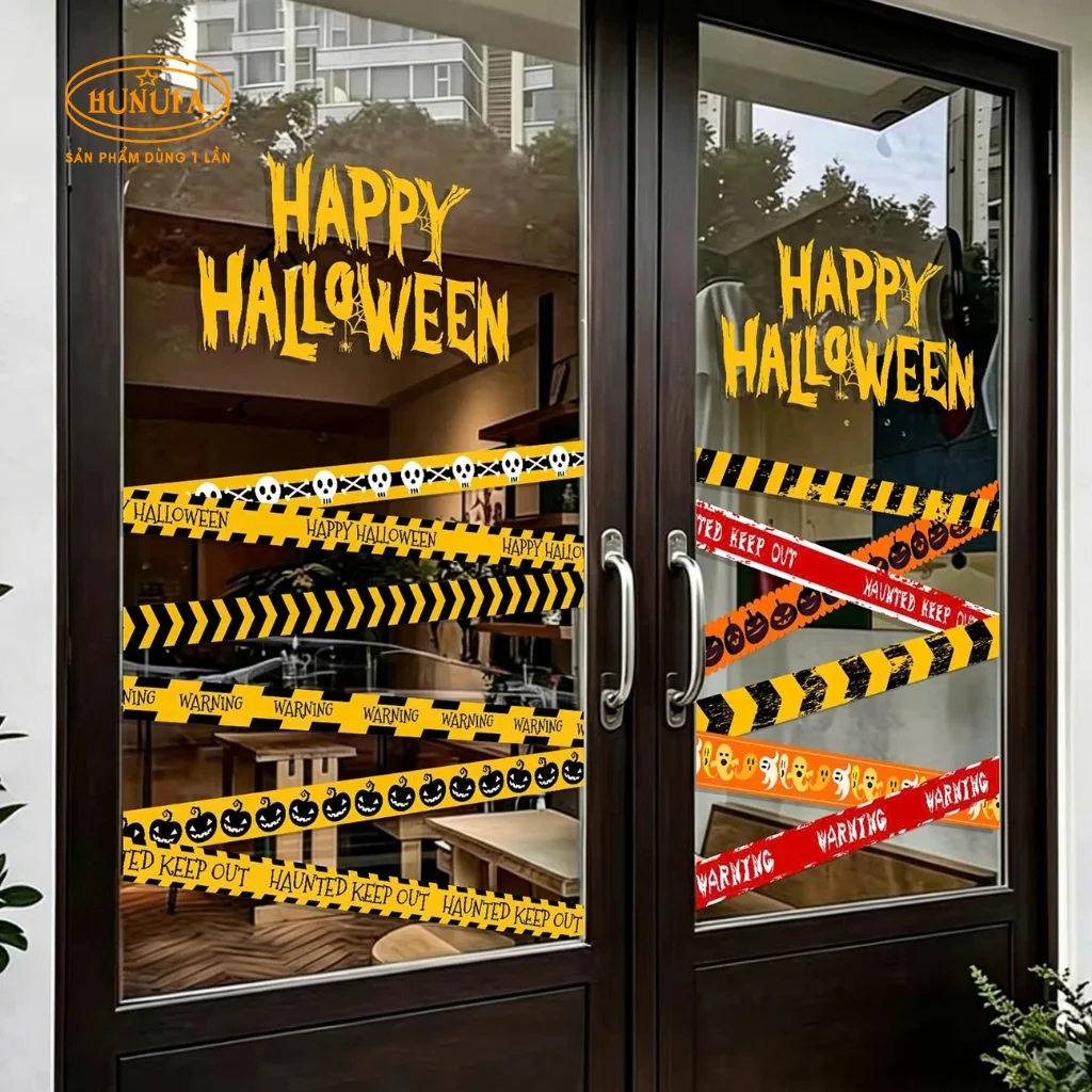 25+ Mẫu decal dán kính Halloween đẹp, hot trend 2026
